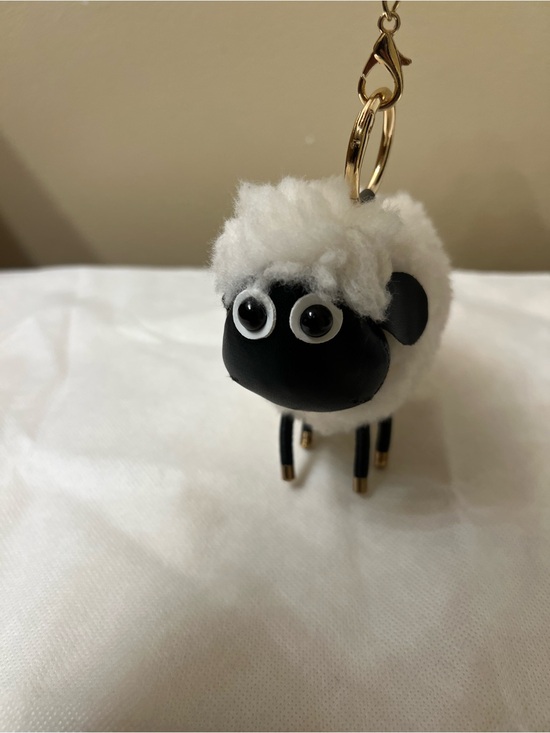 Handbags - Plush White Sheep Keychain Bag Charm New